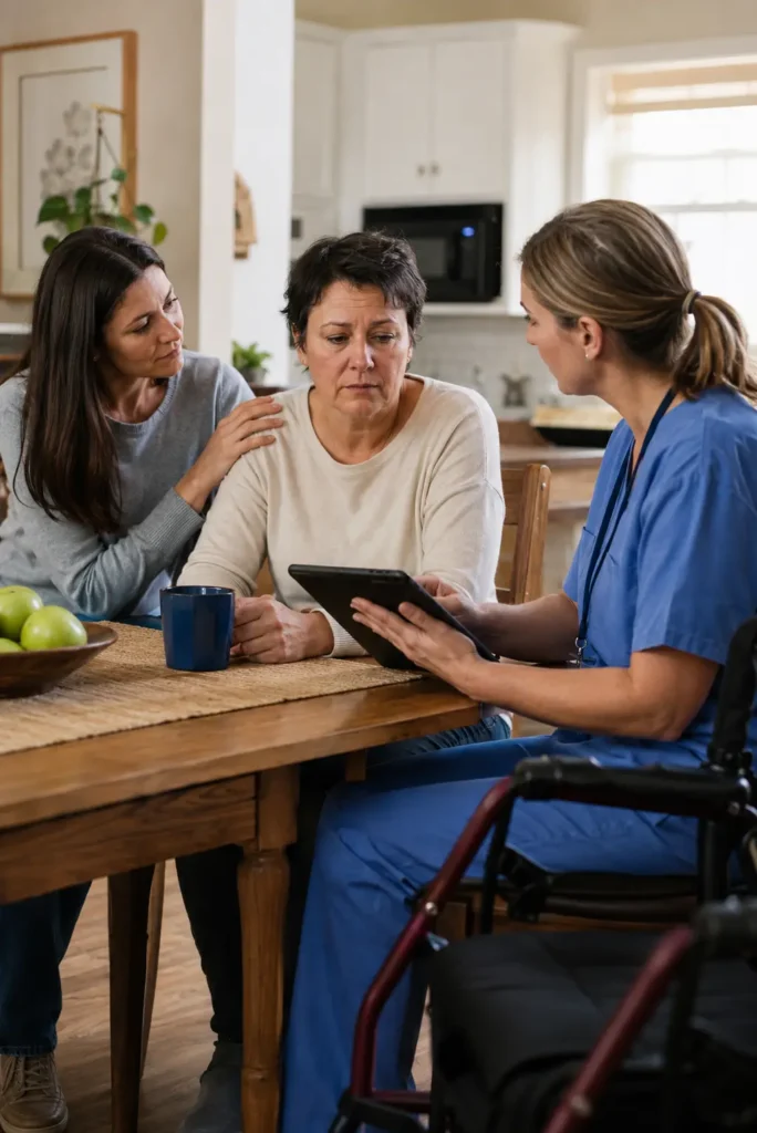 ms and depression home care