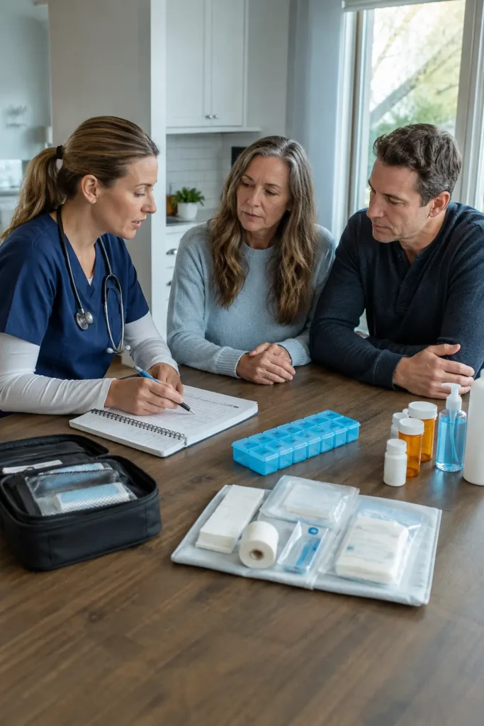 wound care for ms patients at home